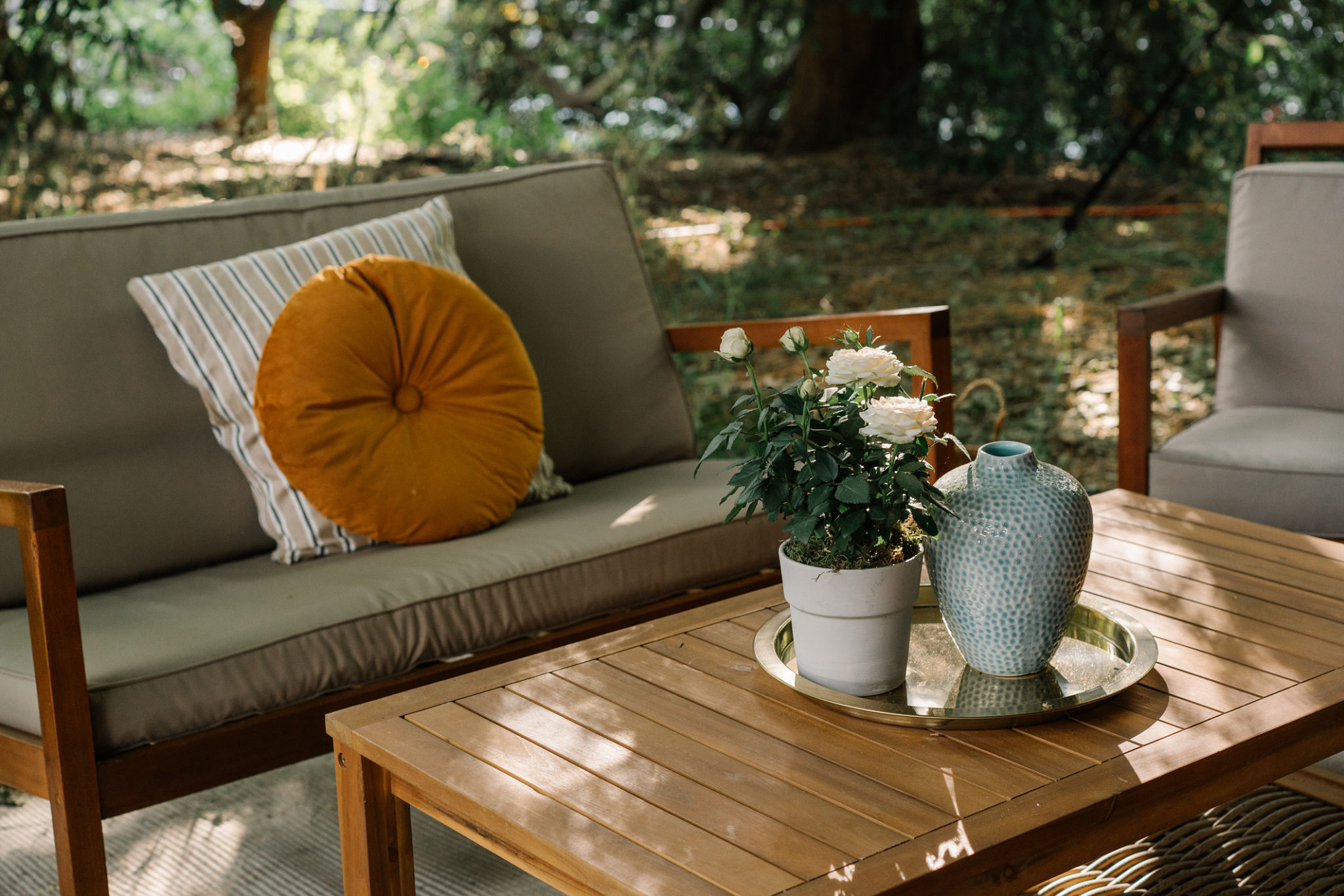 outdoor living space