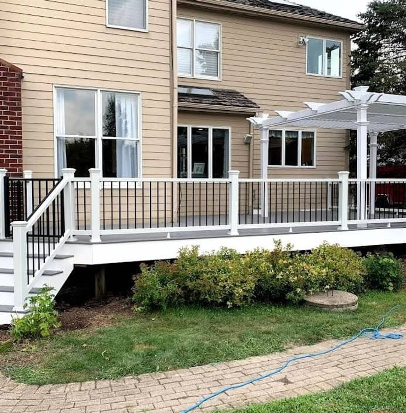 deck stairs installation