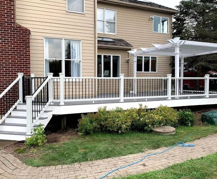 deck stairs installation