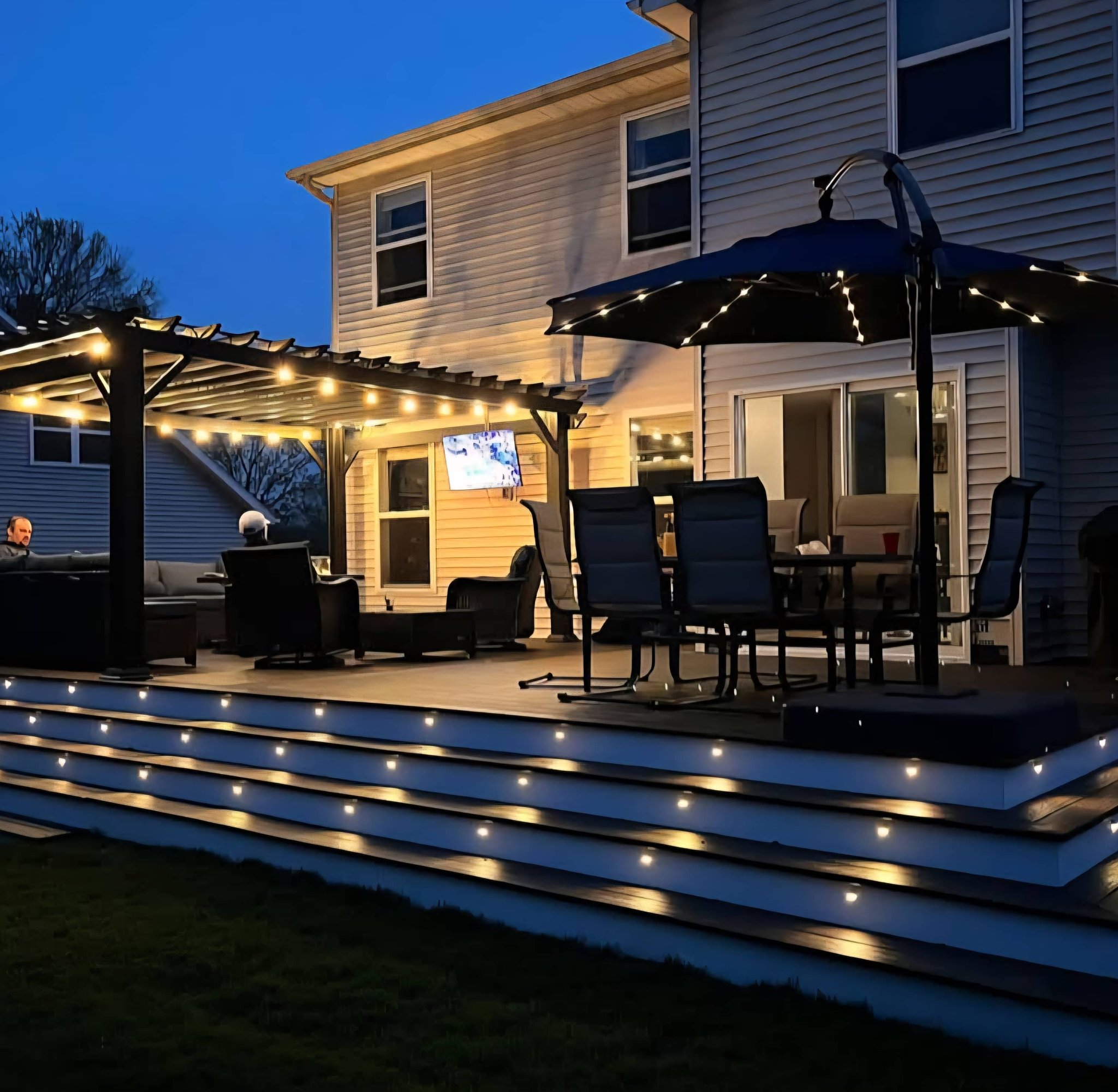 luxury deck lighting design